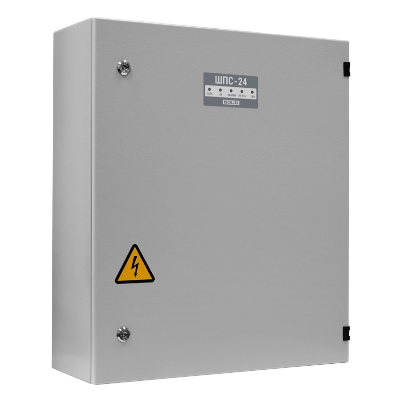 Шкаф для установки приборов системы "Орион" на DIN рейки. Содержит источник питания 24В - 3 А. Два изолированных интерфейса RS-485. Место для установки&nbsp;&nbsp;двух батарей 12В-40Ач. Защита оболочки IP54