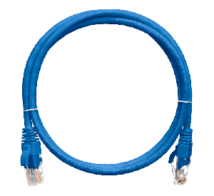 Патч-корд 0,5 метра U/UTP 4 пары, Кат.5е, LSZH, 2хRJ45/8P8C, T568B, Molded, синий