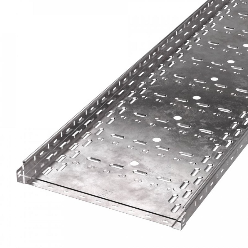 Лоток перфорированный Стандарт 500х50х3000 (1,0 мм) (6 м/уп)