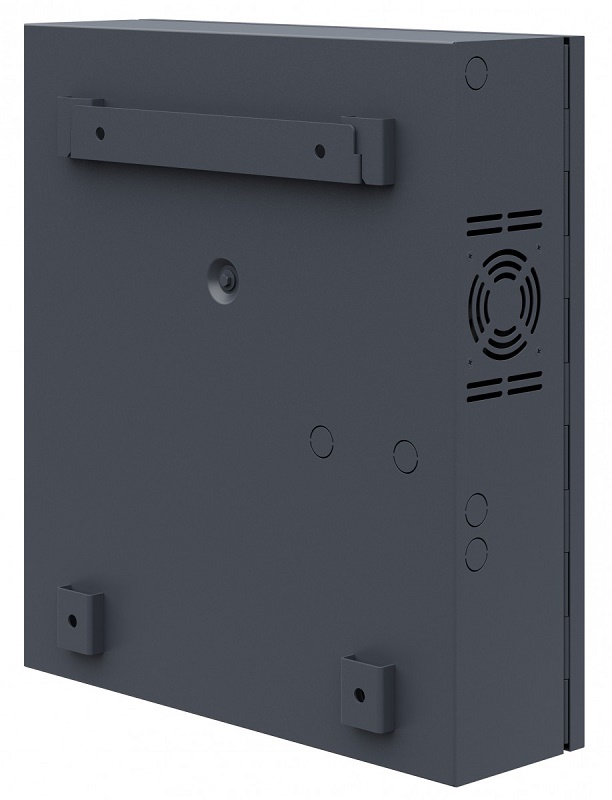 Прибор управления оповещением, моноблок, мощность 600 Вт, 100В, 1 канал, 5 зон, настенное исполнение