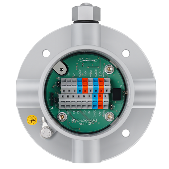 Взрывозащищенный Изолятор короткого замыкания тройниковый Modbus RTU (ИЗО-Ex-RS-T), (по умолчанию ток срабатывания (-3) 3 А)