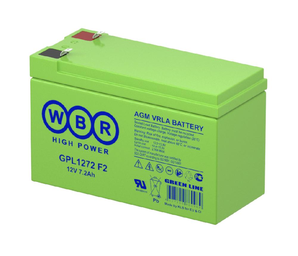 Аккумулятор 7,2 А/ч., 12В, 151х65х94 мм, 2,68 кг (срок службы до 12 лет)