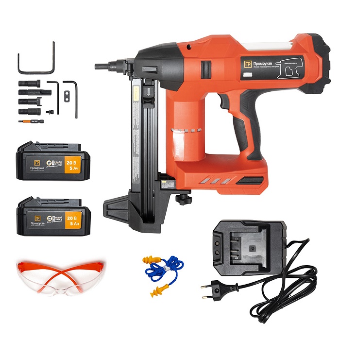 Аккумуляторный монтажный гвоздезабивной пистолет 100Дж 20В