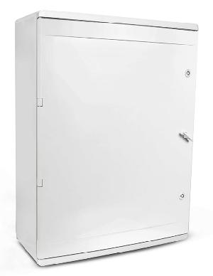 Корпус пластиковый с монтажной панелью ЩМП IP65 серая дверь 800х600х260