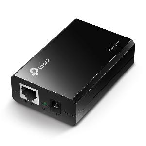 Инжектор PoE, поддержка IEEE 802.3af, передача данных и питания по одному кабелю до 100м, пластиковый корпус, карманный размер, Plug and Play