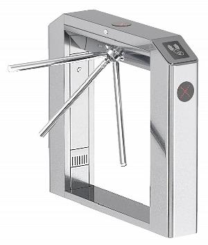 ТУМБОВЫЙ Турникет-трипод, Габариты: 1110х180х980.&nbsp;&nbsp;эл/мех с автоматическими планками "антипаника" Исполнение: нержавеющая сталь, Комплектация: комплект считывателей (EM-Marine), планки 600мм, пульт управления с кабелем, ИК-пульт, всепогодное исполнение, "сухие контакты на плате управления"