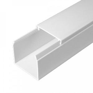 Кабель-канал "Промрукав" белый 2-й замок в п/э 40х40 мм (24 м/уп)