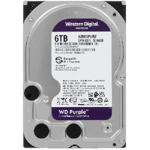 Жесткий диск  SATA-III 6TB  Surveillance Purple (5400rpm) 256Mb 3.5"