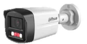 Уличная цилиндрическая IP-видеокамера с ИК-подсветкой до 30м и LED-подсветкой до 20м, 2Мп; 1/2.8” CMOS; объектив 2.8мм; чувствительность 0.005лк@F1.6; сжатие: H.265+, H.265, H.264+, H.264, MJPEG; 2 потока до 2Мп@25к/с; DWDR; 3D NR; BLC; обнаружение людей; интеллектуальная двойная подсветка; встроенный микрофон; защита: IP67; питание: 12В(DC), PoE; корпус: металл, пластик