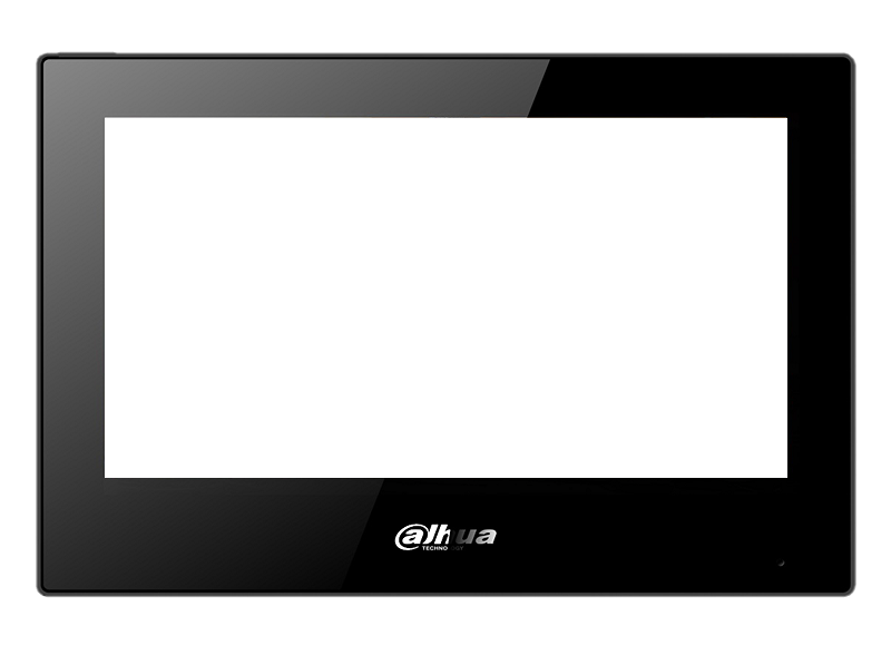Монитор видеодомофона IP 7-и дюймовый, черный, 1024x600 разрешение, ёмкостной сенсорный экран; тревожные входы / выходы 8/1; RS485; LAN; поддержка micro-SD до 256Гб; Возможность просмотра IP видеокамер; DC 12В/PoE(802.3af);&nbsp;&nbsp;190×135×26 мм; Установка - на стену. Цвет: чёрный