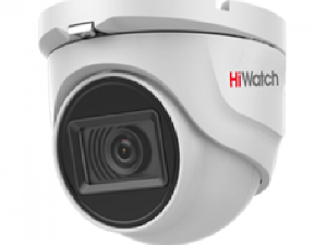 2Мп уличная купольная HD-TVI камера с EXIR-подсветкой до 30м и встроенным микрофоном (AoC), 1/2.7" CMOS; 3.6мм; 79,6°; ИК-фильтр; 0.01 Лк@F1.2; OSD, DWDR, BLC, DNR