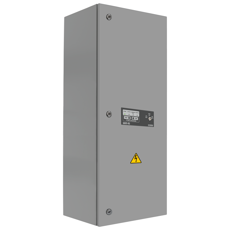 Блок контрольно-пусковой для управления насосами, исполнительными устройствами напряжением до 380В, мощностью до 75 кВт, возможность контроля до 7 технологических шлейфов, два интерфейса RS485, защита оболочки - IP54, с устройством плавного пуска