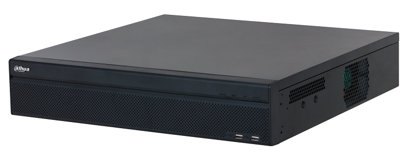 64-канальный IP-видеорегистратор 4K, H.265+ и ИИ, Входящий поток до 448Мбит/с; сжатие: H.265+, H.265, H.264+, H.264, MJPEG; разрешение записи до 32Мп; накопители: 8 SATA III до 20Тбайт; RAID 0/1/5/6/10; воспроизведение: 40кн@1080p, 2кн@32Мп; видеовыходы: 2 HDMI (8K), 2 VGA; cеть: 2 RJ45 1000Мбит/с; aудиовх/вых: 1/2; тревожные вх./вых.: 16/8; питание: 100~240В(AC); видеоаналитика: 4кн AcuPick, 4кн детектор лиц и распознавание лиц (12лиц/с), 4кн видео метаданные, 8кн охрана периметра, IVS, 16кн SMD Plus; видеоаналитика с камер: AcuPick, детектор лиц и распознавание лиц, видео метаданные, распознавание номеров ТС, тепловая карта, подсчет людей, интеллектуальный поиск, POS, поддержка тепловизионных (TPC) и мультиматричных камер
