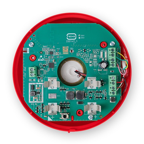 радиоканальный светозвуковой оповещатель системы Астра-Прайм, 868 МГц, звук 90 дБ, дальность радиоканала 1000 м
