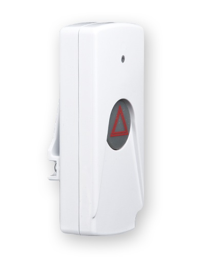 Радиоканальная тревожная кнопка для систем Астра-РИ-М и Security Hub, 433 МГц, бесшумный ход, возможность стационарного крепления, ношения с помощью зажима или цепочки, дальность радиоканала 1000 м в прямой видимости