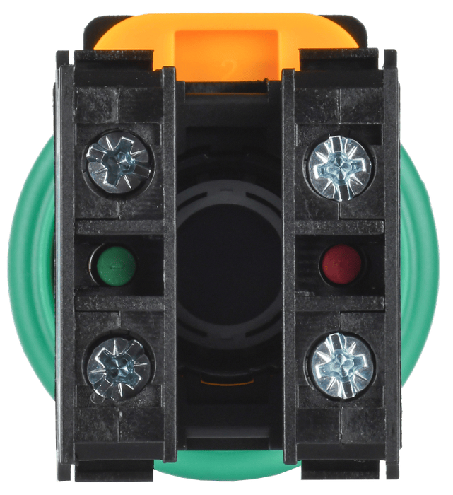 Кнопка "Грибок" с фиксац. d=22мм 1NO+1NC зелёная MASTER IEK