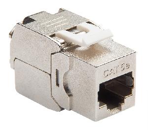 Модуль Keystone кат.5e, STP, 1xRJ45, T568A/B, без инструмента, белый