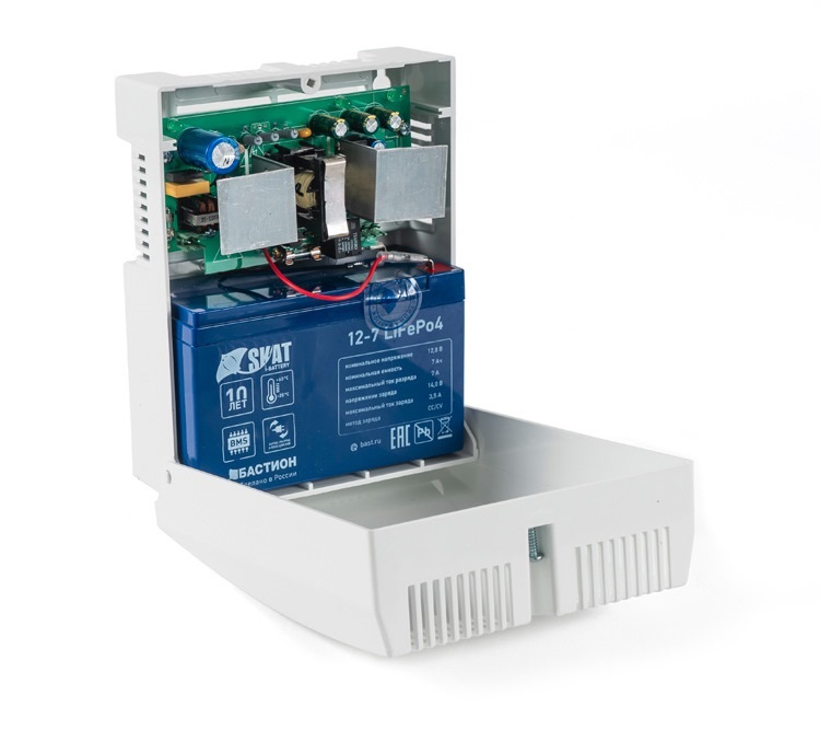 Источник питания, 12 В 4 А, встроенная Li-ion АКБ 7 Ач