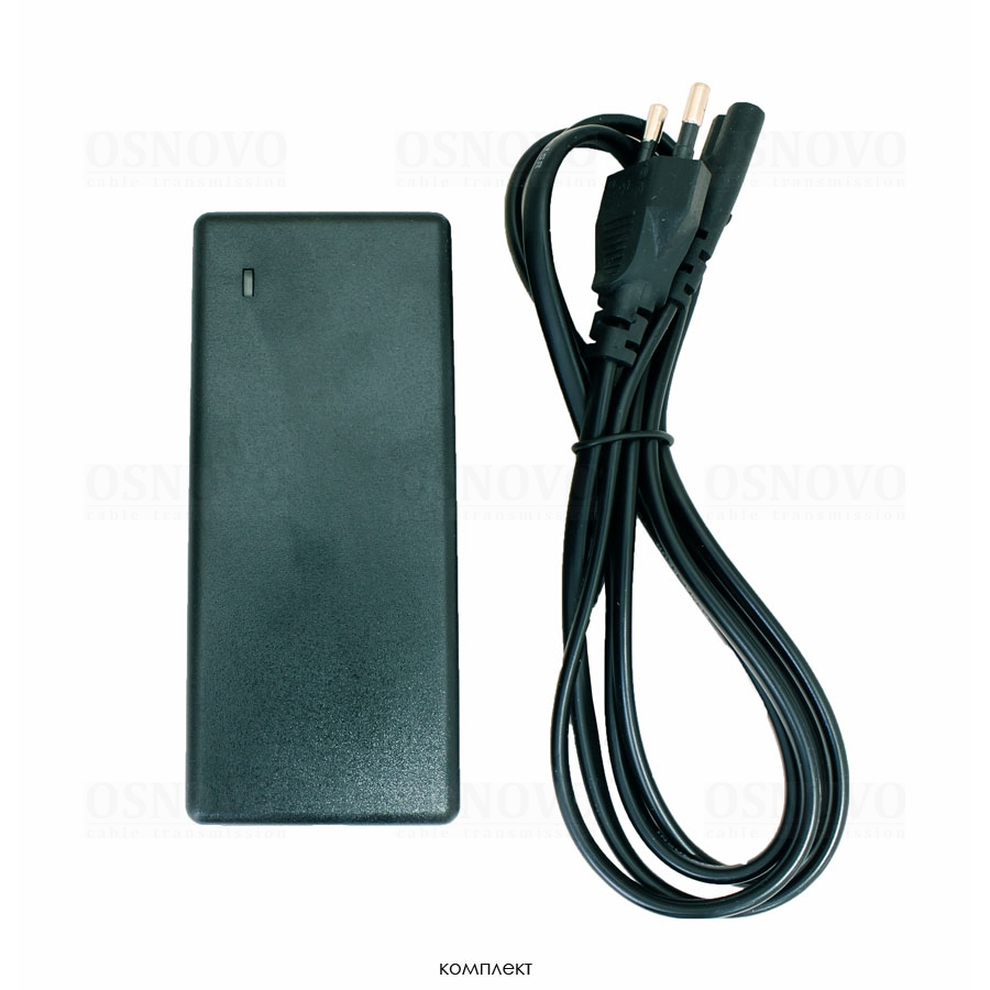 PoE-инжектор Gigabit Ethernet на 1 порт. Совместим с оборудованием PoE IEEE 802.3af. Мощность PoE на порт - до 30W. Напряжение PoE - 48V(конт. 4,5(+), 7,8(-))