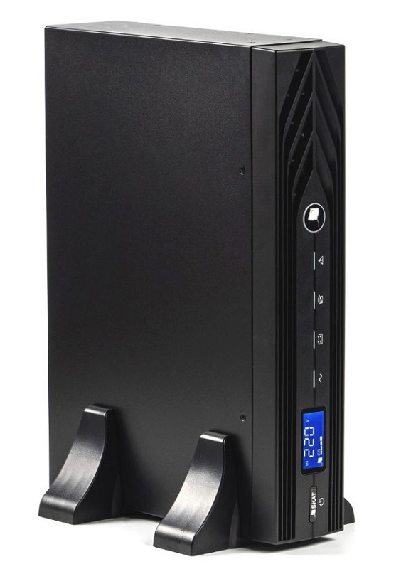 Источник бесперебойного питания 220 В, 1500ВА (1350 Вт)&nbsp;&nbsp;On-Line, синусоидальная форма выходного напряжения, световая и звуковая индикация режимов работы, АКБ: внешние 3 шт от 40 до 120 Ач, возможность подключения внешних батарейных блоков SKAT BC, Ток заряда АКБ: до 6 А, Выходные разъёмы: IEC C13 -&nbsp;&nbsp;8 шт, Универсальный корпус RACK/TOWER, высота 2U, LED-дисплей EPO, SNMP-слот, RS-232, USB, порт для платы релейного интерфейса