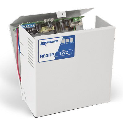 Источник вторичного электропитания резервированный, 12В, до 2 А (кратковременно до 4 А), АКБ  1х7 Ач, 194x81x180 мм, 1,3 кг. Металлический корпус. Исполнение с информационным сигналом «АВАРИЯ»