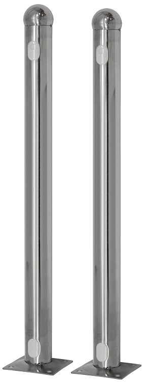 Кронштейн для 3-х или 4-х лучевого активного инфракрасного датчика, нержавеющая сталь, комплект 2 шт, длина 50 см.