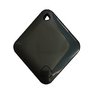 PW-Tag S1 B - Брелок-идентификатор BLE, квадратный, с кнопкой, цвет корпуса черный. Брелок-идентификатор BLE, квадратный, с кнопкой, цвет корпуса черный.