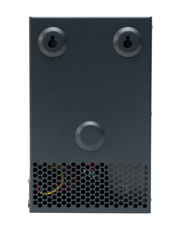 Стабилизатор переменного напряжения инверторный (с двойным преобразованием) однофазный, чистая синусоида; P-нагр.0.55 кВА/0.4 кВт, U-вх.90…310В, I-вых.2.5 А; IP20, t-раб.+5…+40°C, 155х245х82мм