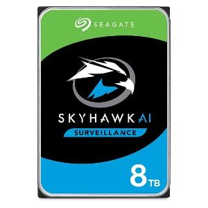 HDD 8Tb  Жесткий диск SEAGATE Skyhawk SATA III, 3.5", (7200rpm) 256Mb