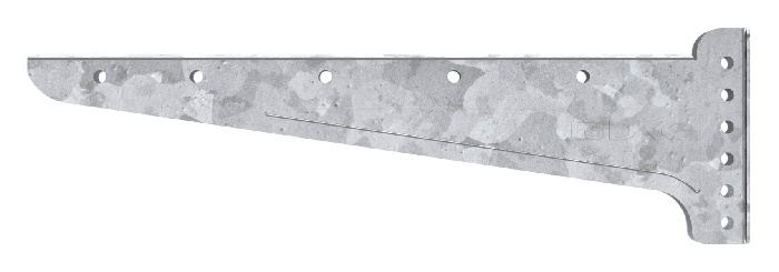 Консоль универсальная усиленная осн. 400 мм