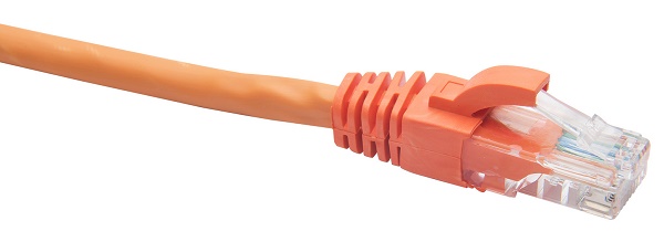 Коммутационный шнур U/UTP категория 5e LSZH нг(А)-HF 1,5 м, оранжевый