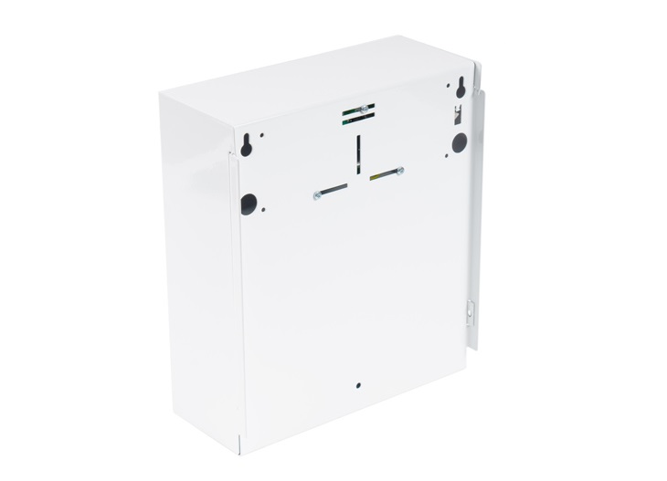 Источник питания 12 В, 5 А, металлический корпус под 2 АКБ 7 Ач или 1 АКБ 17 Ач, защита АКБ, защита выхода от КЗ и перегрузки.