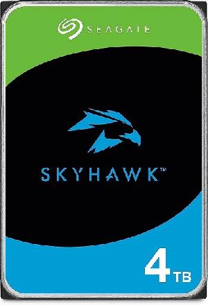 HDD 4Tb Жесткий диск Seagate Surveillance Skyhawk, 3.5" SATA, 5900rpm, 256MB