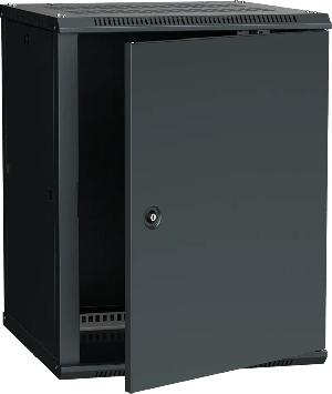 ITK Шкаф LINEA W 12U 600x600 мм дверь металл, RAL9005, Черный