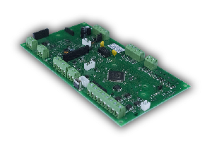 Плата  управления контроллера Приток-А-КОП-04, Программируемых шлейфов (ОС, ПС, ТС)  - 4, Силовых выходов - 4, Модуль GSM - разъем для установки, Модуль WiFi - разъем для установки.