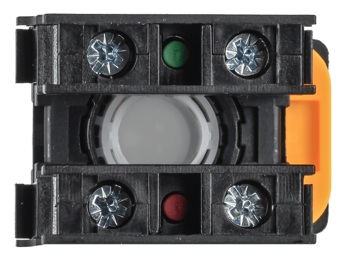 Кнопка d=22мм 1NO+1NC белая MASTER IEK