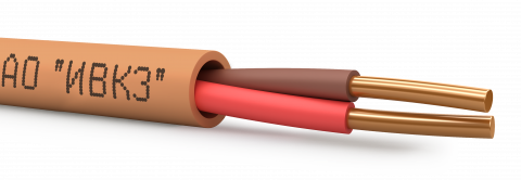 Кабель безгалогенный огнестойкий 2x2x0,75 для систем пожарной сигнализации, (200 м)