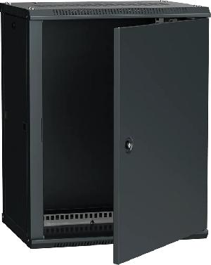 ITK Шкаф LINEA W 12U 600x450 мм дверь металл, RAL9005, Черный