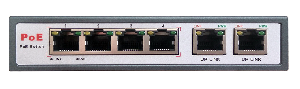Неуправляемый PoE коммутатор 10/100Base-TX, предназначенный для подключения сетевых устройств поддерживающих технологию Power over Ethernet.