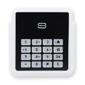 Клавиатура радиоканальная для контроллеров Security Hub, Security Hub 4G, 433 МГц, ввод  PIN-кодов, питание от элементов питания или внешнего 12 В; дальность радиоканала до 100 м
