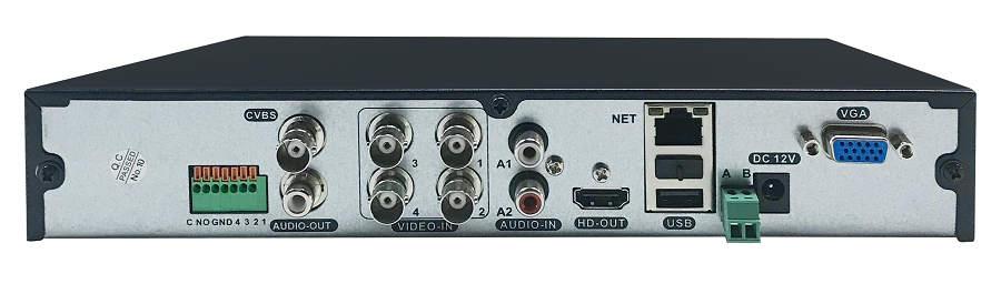 XVR видеорегистратор 4K-N 4видео+2аудио(4xAoC), 5-в-1, H,265(+)/ Н.264(+) (аудио G.711), режимы-аналог: 4*(AHD/CVI/TVI: 8M) + 2*IP (до 5М); / гибрид: 2*HD(8М)+7*IP(5M) / IP: 16*(5M, вх.поток до 48Мб), запись 8M_Lite@4*8к/с, 5M@4*6к/с, 5M-N@4*10к/с, 4M@4*8к/с, 1080P@4*15к/с, 1080N@4*25к/с и др., аудио RCA*2вх /1вых, трев.вх/вых-4/1, VGA/HDMl@1080P/BNC, ONVIF, Р2Р CV380 платформа Яндекс, поддержка Web/Android/iOS, VMS Win/MacOS, 2*USB 2.0, RS485, 1*HDD до 8T6, RJ45 10/100, DC12V@2A, 260x215x43мм