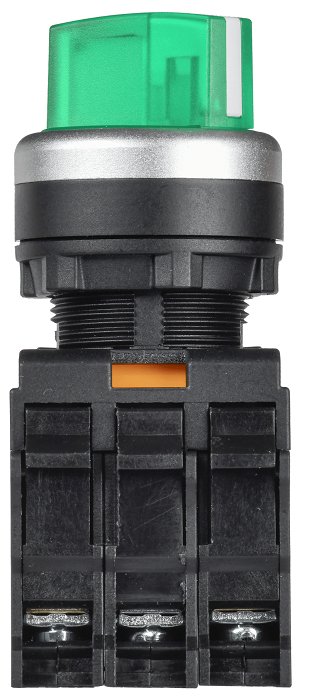 MI-SW60-11XD-3-14-2-K06 - Переключатель с подсв. 2 полож. 1NO+1NC зелёный MASTER IEK Переключатель с подсв. 2 полож. 1NO+1NC зелёный MASTER IEK