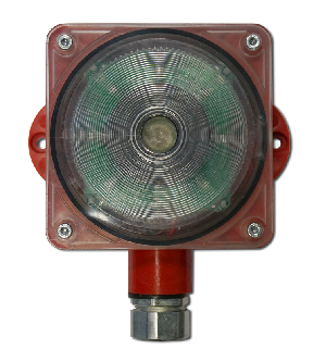 Оповещатель светозвуковой пожарный взрывозащищенный, рудничное исполнение, 12/24 В, 105 дБ, IP67/IP66, с видом взрывозащиты «герметизация компаундом» ”m”