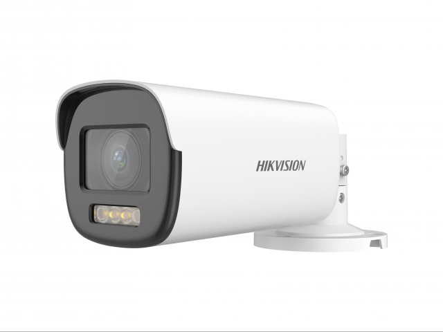 Уличная цилиндрическая камера 2Мп HD-TVI с LED подсветкой до 40м, моторизированный вариообъектив 2.8-12 мм с автофокусом