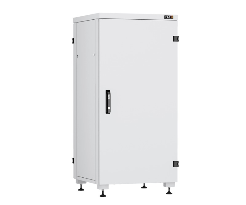 Напольный шкаф серии Lite II 19", 24U,&nbsp;&nbsp;цельнометаллические стенки и двери, Ш600хВ1241хГ600мм, в разобранном виде, серый