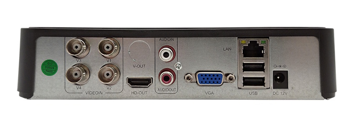 Видеорегистратор IP, гибридный режим работы: 4кан до 5Mp (A) / 4кан до 5Mp(А)+2кан 2Mp(IP)/8кан 5Mp(IP) /16кан 2Mp(IP), Видео/аудио входы: 4/1, Аудио выход: 1 RCA, Всего видеовыходов: 2 (VGA/HDMI), HDMI (1080P), VGA выход (1080P), Поддерживаемые видеокодеки: H.264/H.265/H.265+, Поддерживаемые аудиокодеки: G.711A, Максимальное разрешение подключаемых аналоговых камер: до 5 Mp, Максимальное разрешение подключаемых IP камер: 5 Mp, Кол-во одновременно воспроизводимых каналов: 1-2 (1x5MP/4MP/3MP, 2x2MP/1MP), 1 H