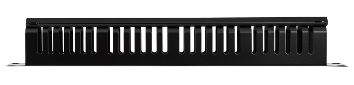 Организатор металлический с гребенкой и крышкой, черный