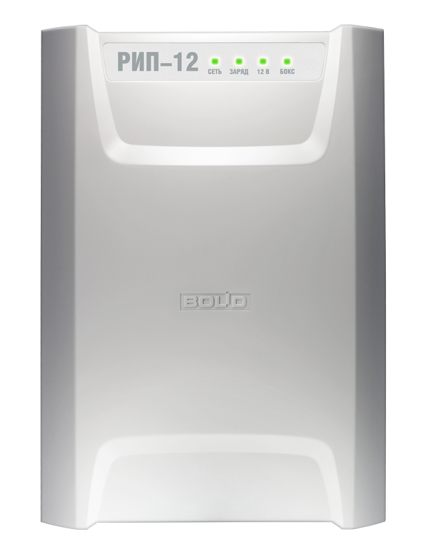 Резервированный источник питания с микропроцессорным управлением, 12 В, 3 А, емкость АБ до 17 Ач. Пластмассовый корпус. 