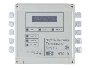 Модуль контроля термокабеля МТС-D центральный блок, аналоговый, до 3-х шлейфов через модули преобразователя, длина шлейфа до 3км, точность определения места сработки не более 3м, Выходы Пожар (один на шлейф) и Авария, световая и звуковая сигнализация