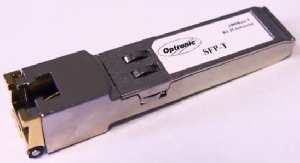 SFP-модуль медный, Витая пара, SFP 1000Base-T, (1Гбит/с, разъем RJ-45, дальность до 100м.